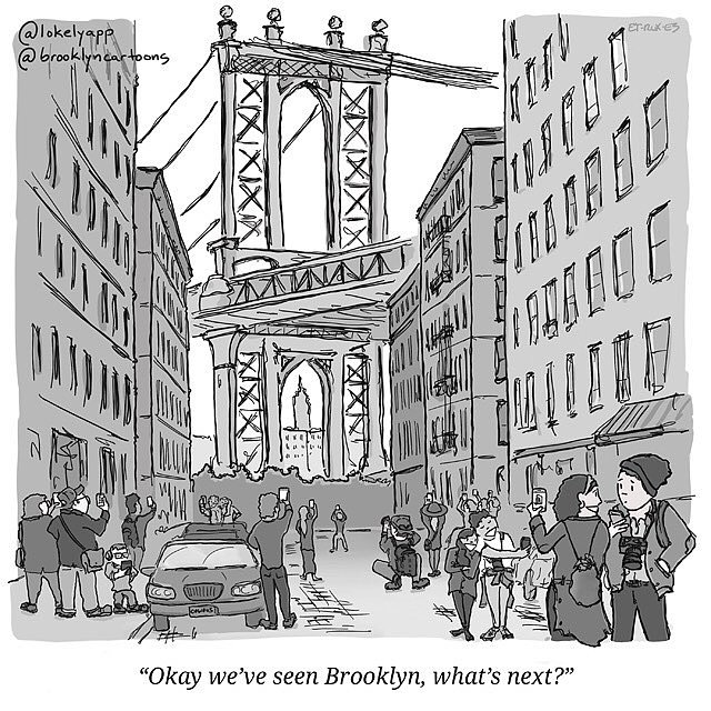 I've teamed up with my friends at @lokelyapp for a series of cartoons about how locals and tourists experience the same places differently. Be sure to give @lokelyapp a follow and check out their app!