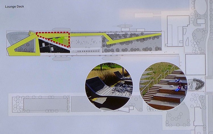 Hudson River Park Pier 26 Lounge Deck diagram