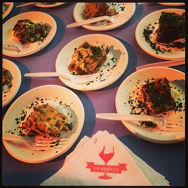 Duck lasagne, kale pesto, Calabrian chile #represent #tasteofredhook