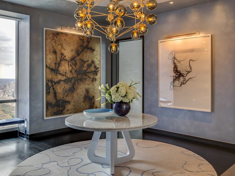 Another model unit on the 58th floor shows what a three-bedroom home could look like.