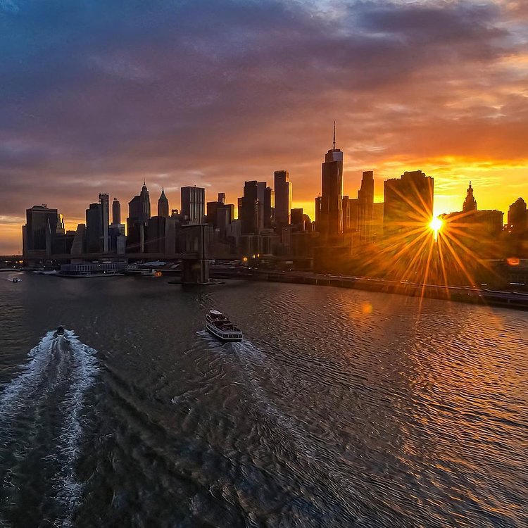 Sunset Over Lower Manhattan