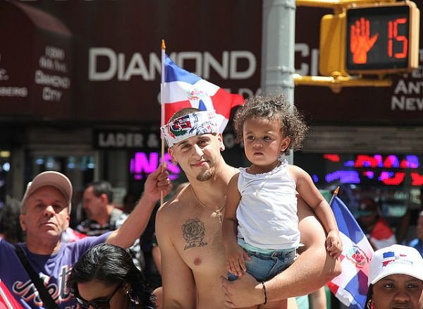 Marchers at 2015 Dominican Day Parade