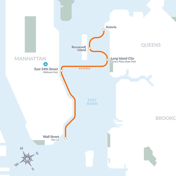 NYC Ferry - Astoria Route
