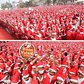 Ho ho ho, that's a whole lot of Santas!
