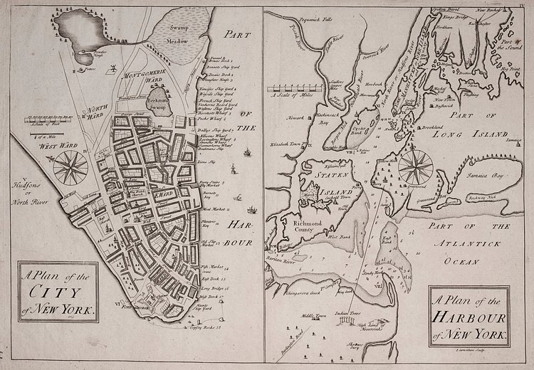 A map circa 1740 by John Carwitham is believed to be the first one to credit Henry Hudson with his eponymous river. The map is for sale and will be exhibited at the New York Antiquarian Book Fair at the Park Avenue Armory.