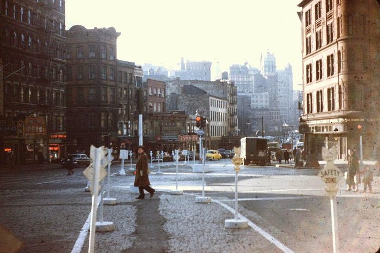 Park Row & Worth Street, 1953