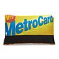 Officially Licensed NYC Metro Card Printed Pillow