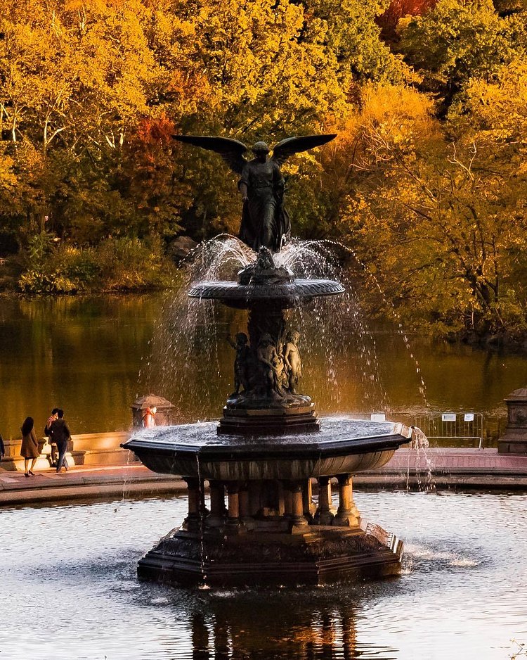 Bethesda Fountain, Central Park, New York, New York