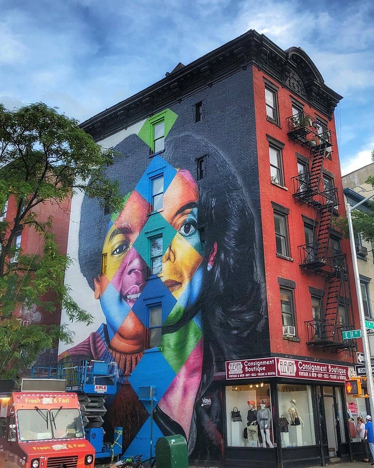 Michael Jackson mural on 1st and 11th in East Village, KOBRA, 2018
