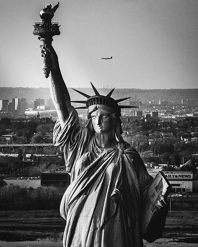 Lady Liberty. Photo via @beholdingeye 
#viewingnyc