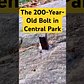 The Hidden 200-Year Bolt In Central Park #nyc #shorts