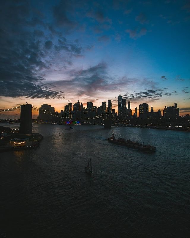 Sunset Over Lower Manhattan
