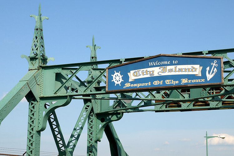 City Island Bridge over Pelham Bay Narrows, Bronx, New York City