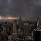 Snow Storm Passing Over Midtown Manhattan