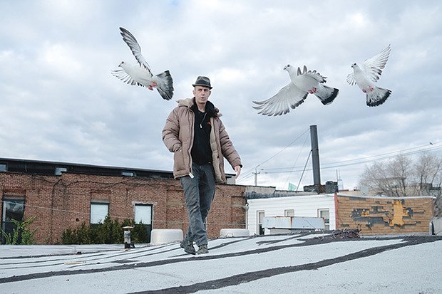 Thousands of pigeons will take to the sky each weekend for a month at the Brooklyn Navy Yard as part of the Fly by Night public art project by artist Duke Riley.