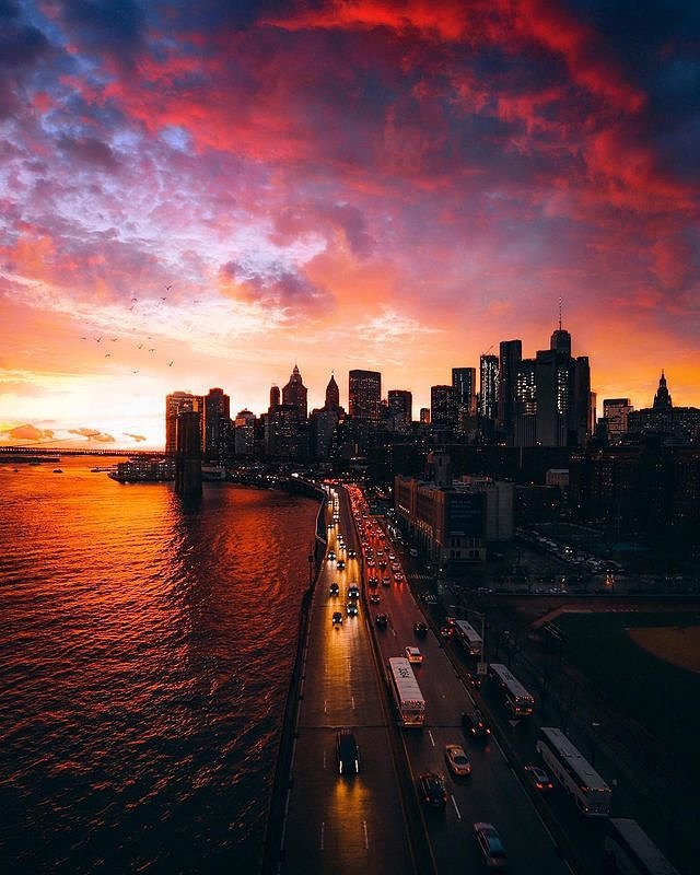 Lower Manhattan from Manhattan Bridge