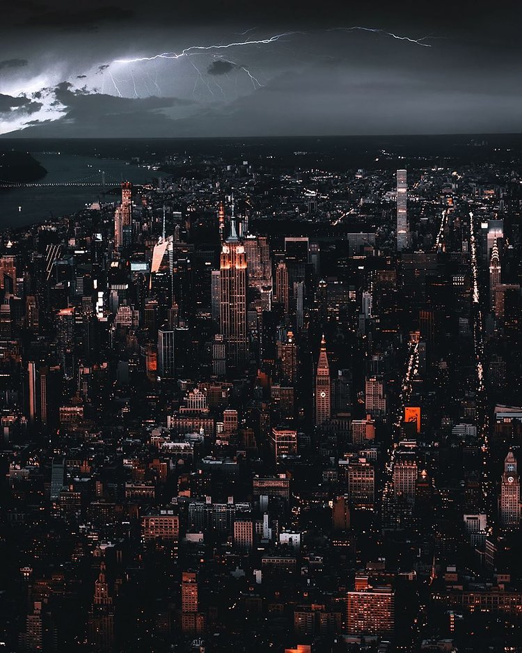 Storm Over New York, New York