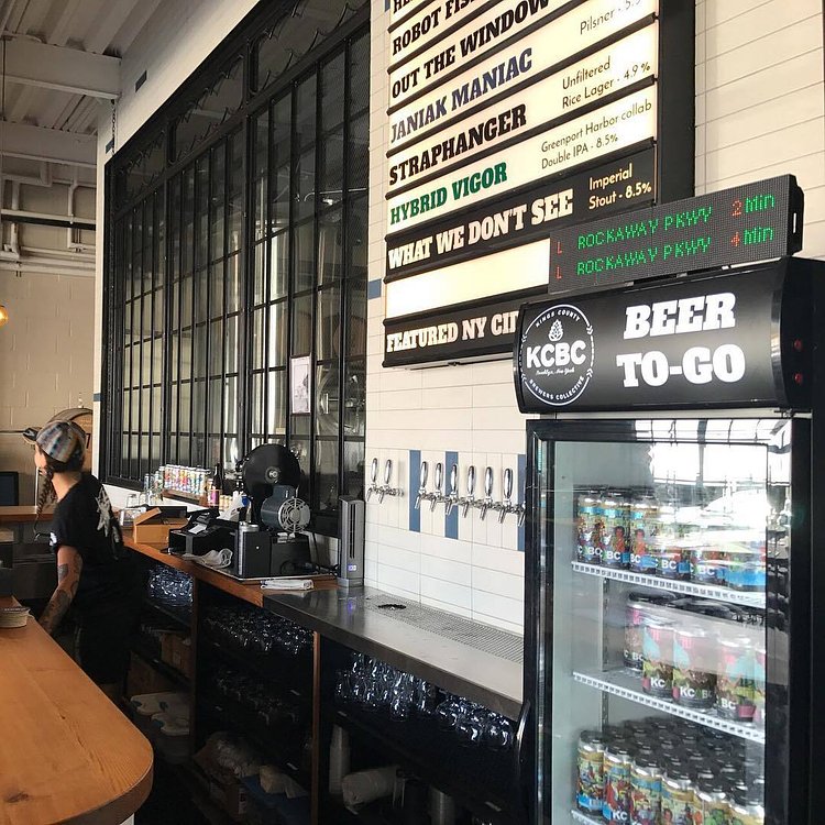 Get yo' beer-time and yo' train-time at @kcbcbeer. It's the freakin' weekend, #Bushwick #NYC!