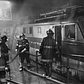 March 28, 1967: Firemen at the scene a fire on a track at Grand Central Terminal, where a fire on a train of the New Haven line sent smoke billowing through the station and into the Pan Am building and prompting evacuations. “The smoke was pouring out, and people kept demanding to know when their rains were leaving,” one witness reported to The Times.