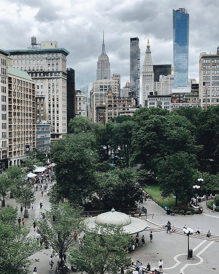 Union Square, Manhattan. Photo via @iwyndt #newyork #newyorkcity #nyc #viewingnyc