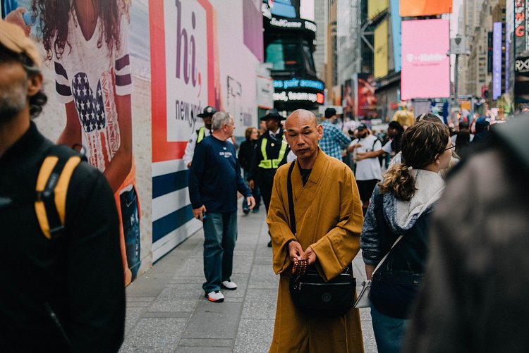 Fake monk in NYC