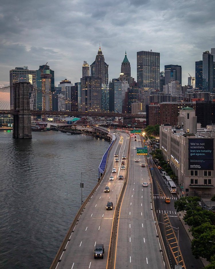 Lower Manhattan from Manhattan Bridge