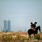 Horseback riding in Jamaica Bay, 1979