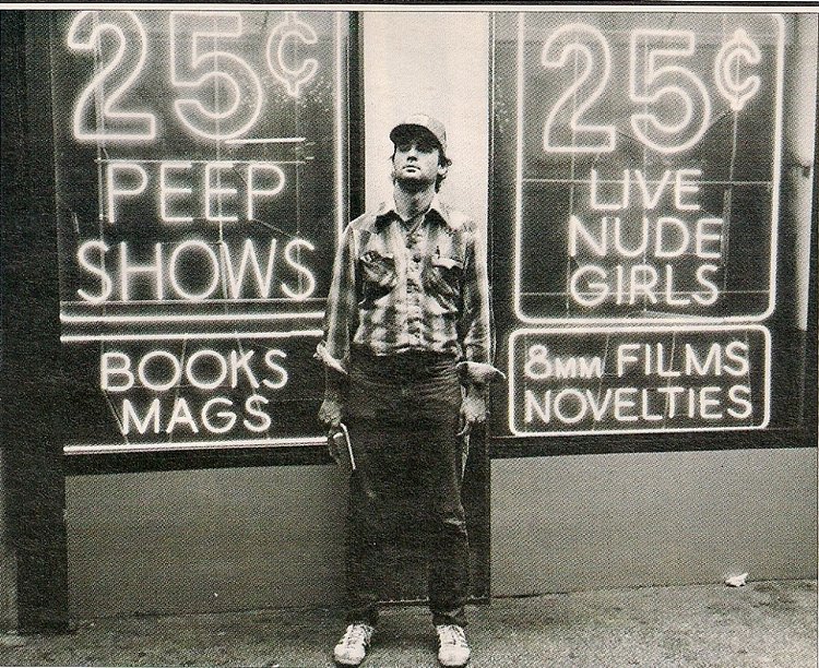 Bill Murray in Times Square, 1980