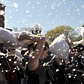 feathers | April 8, 2012:  Pillow Fight 2012, Washington Sq. Park, NYC