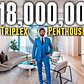 INSIDE a $18 Million NYC TRIPLEX PENTHOUSE Apartment