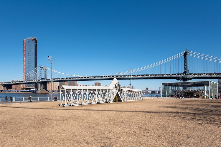 Bridge Over Tree, Siah Armajani, 1970/2019