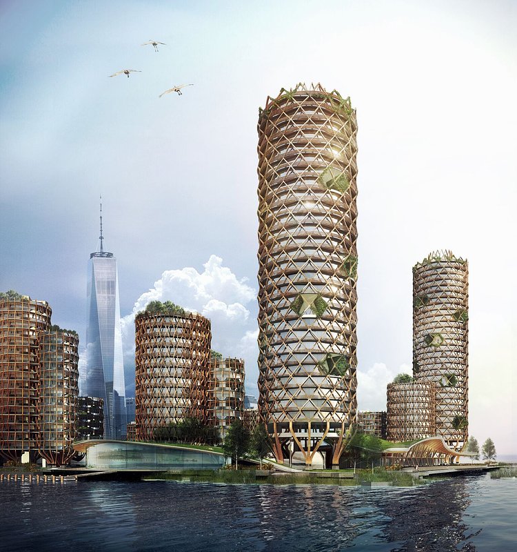 Proposal for future-proof condominiums on Pier 40 in Chelsea
