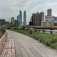 High Line Park | A view north towards the end of the High Line Park in Manhattan.