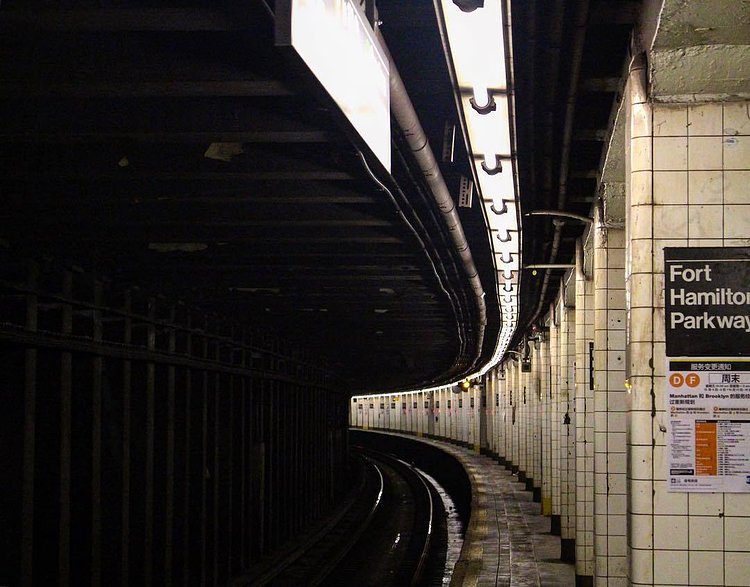 Fort Hamilton Parkway subway station, Brooklyn, New York