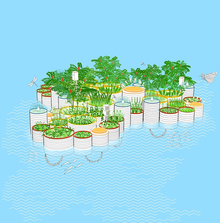 Balmori sees the Gowanus as interesting place to test its concept, though it's not necessarily just an environmental remediation device.