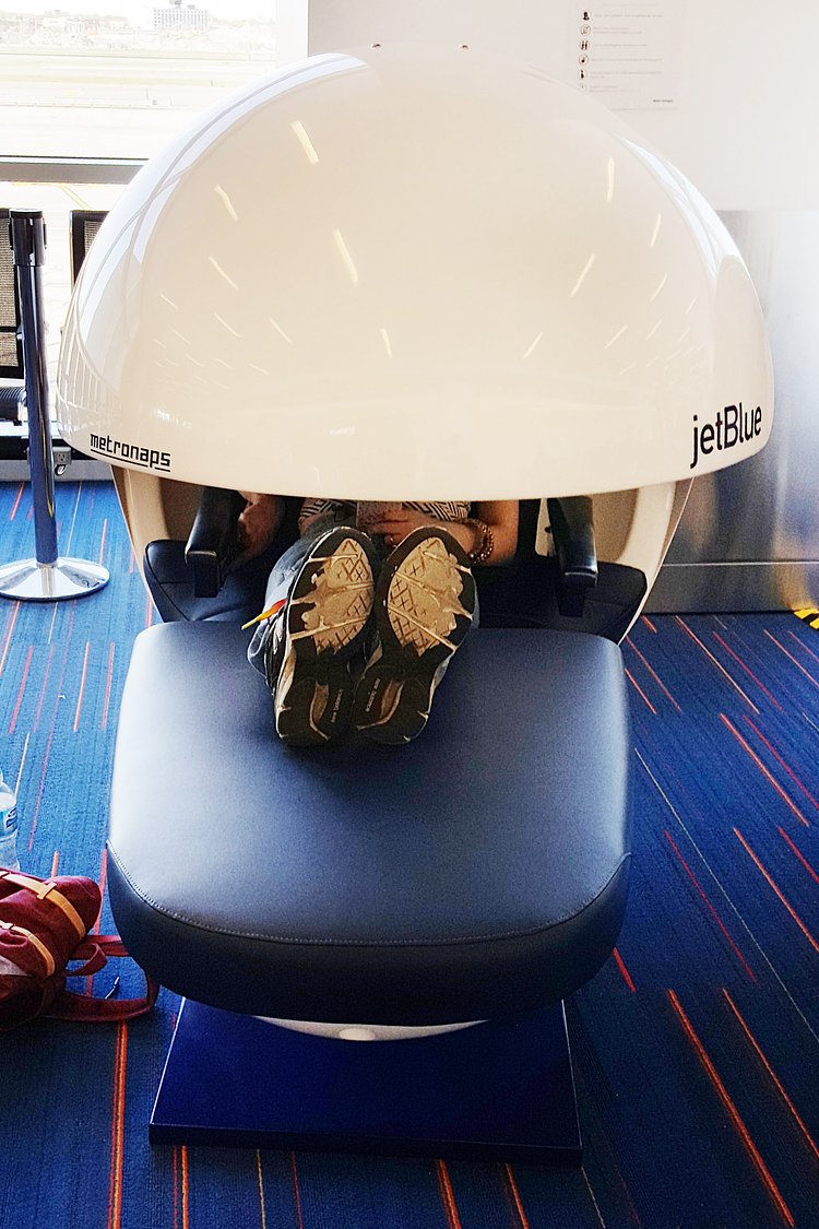 Jet Blue Napping Pods at JFK Airport