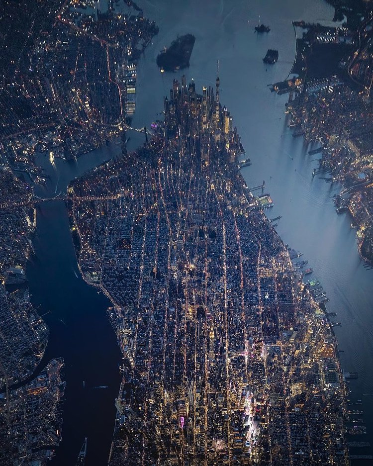 Lower and Midtown Manhattan, New York