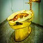 Golden Toilet, Guggenheim Museum, New York City
