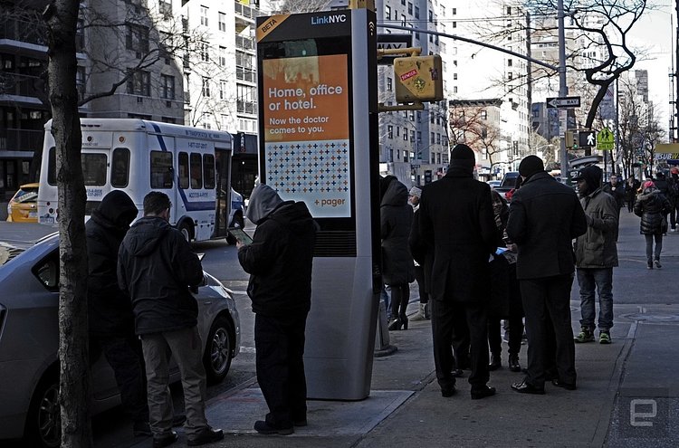 LinkNYC's free gigabit WiFi is here, and it is glorious