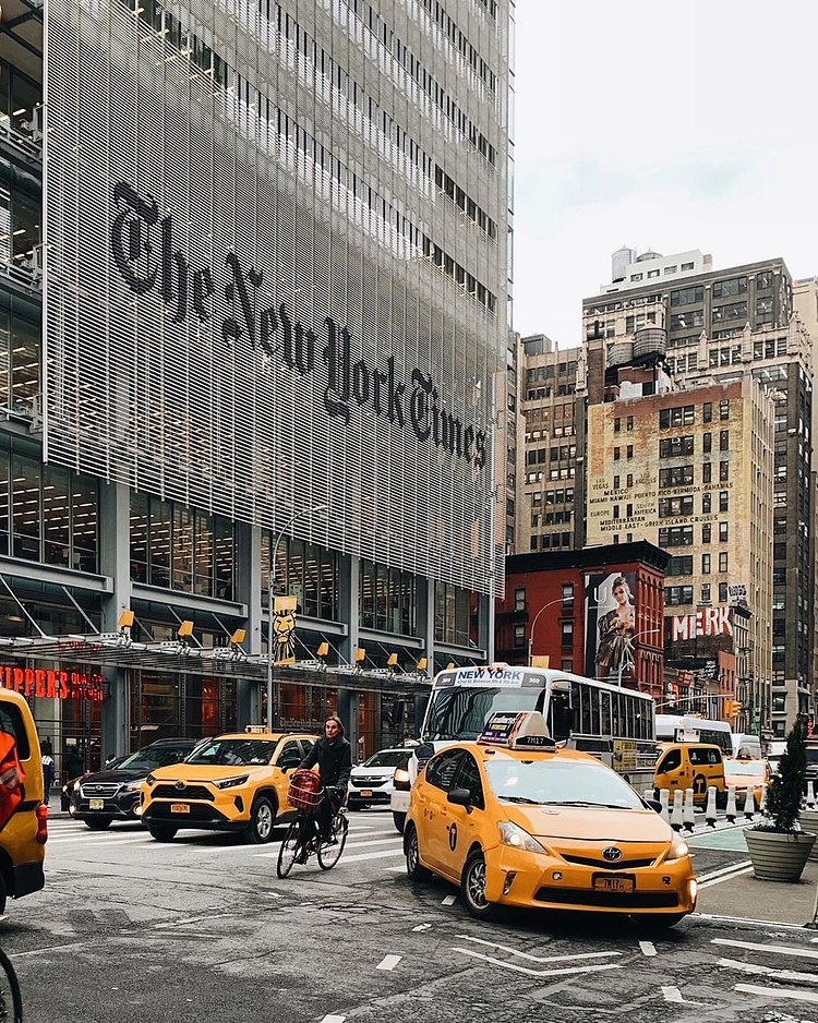 The New York Times Building, 9th Avenue and 40th Street, Manhattan