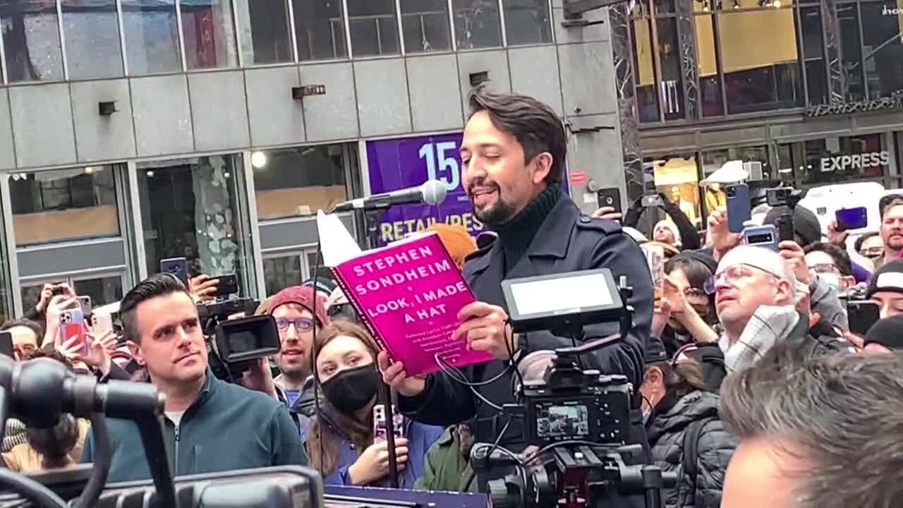 [VIDEO] LinManuel Miranda Pays Tribute To Stephen Sondheim in Times