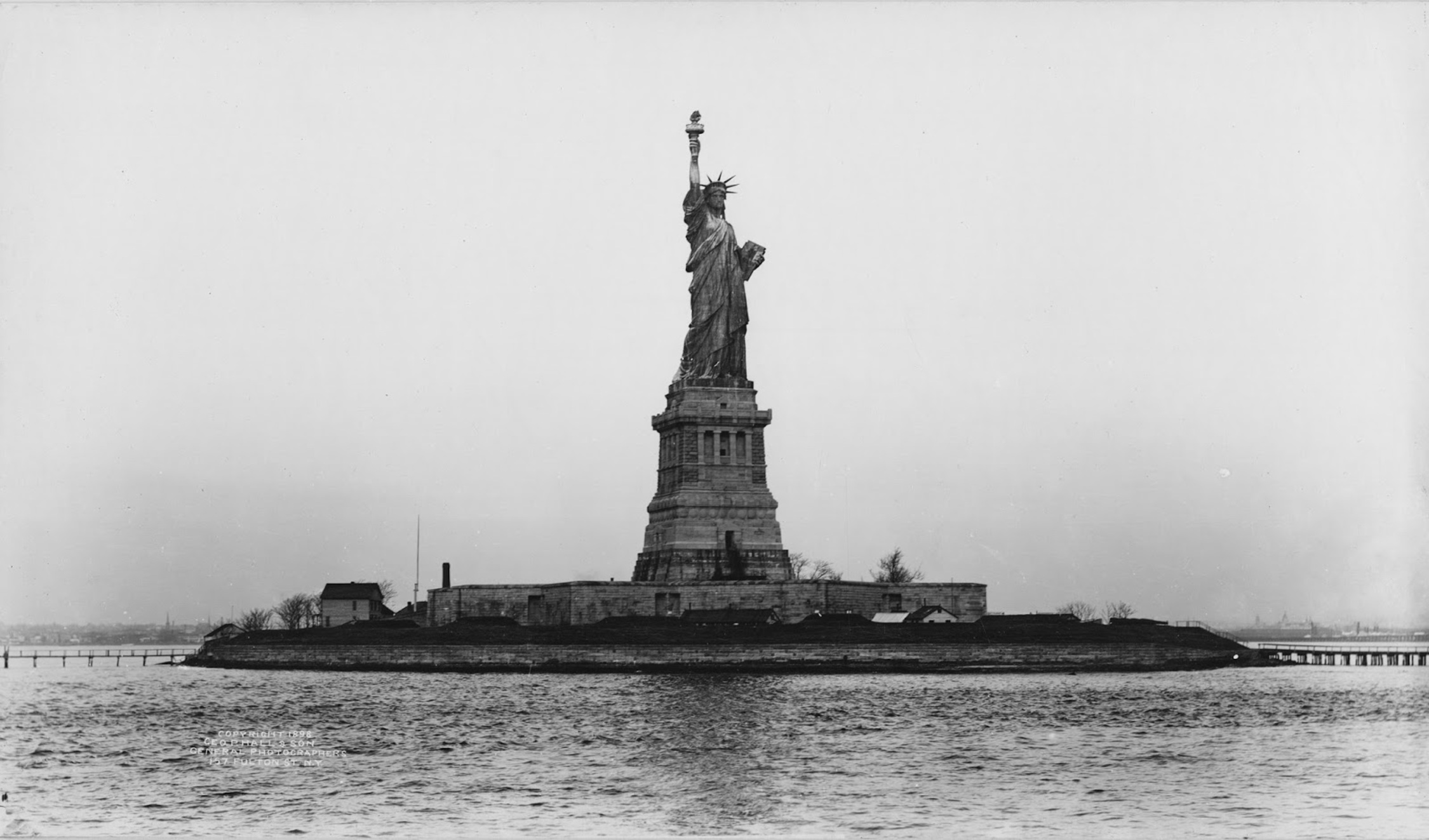 Vintage Photographs of the Statue of Liberty Under Construction Circa