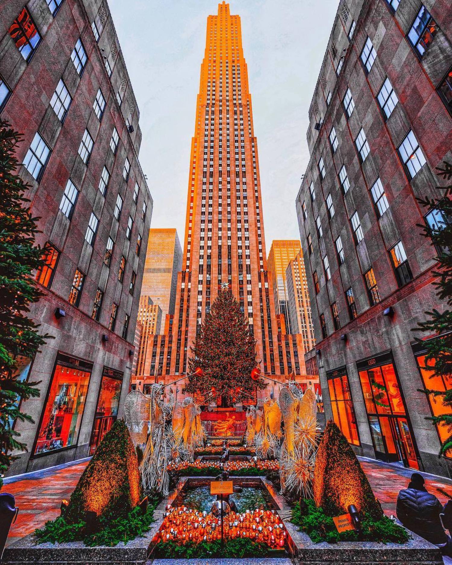 Rockefeller Center Christmas Tree, New York, New York