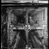 Pierre P. Pullis  G. W. Pullis. Subway tunnel construction at Lexington Avenue and 97th Street. 1913