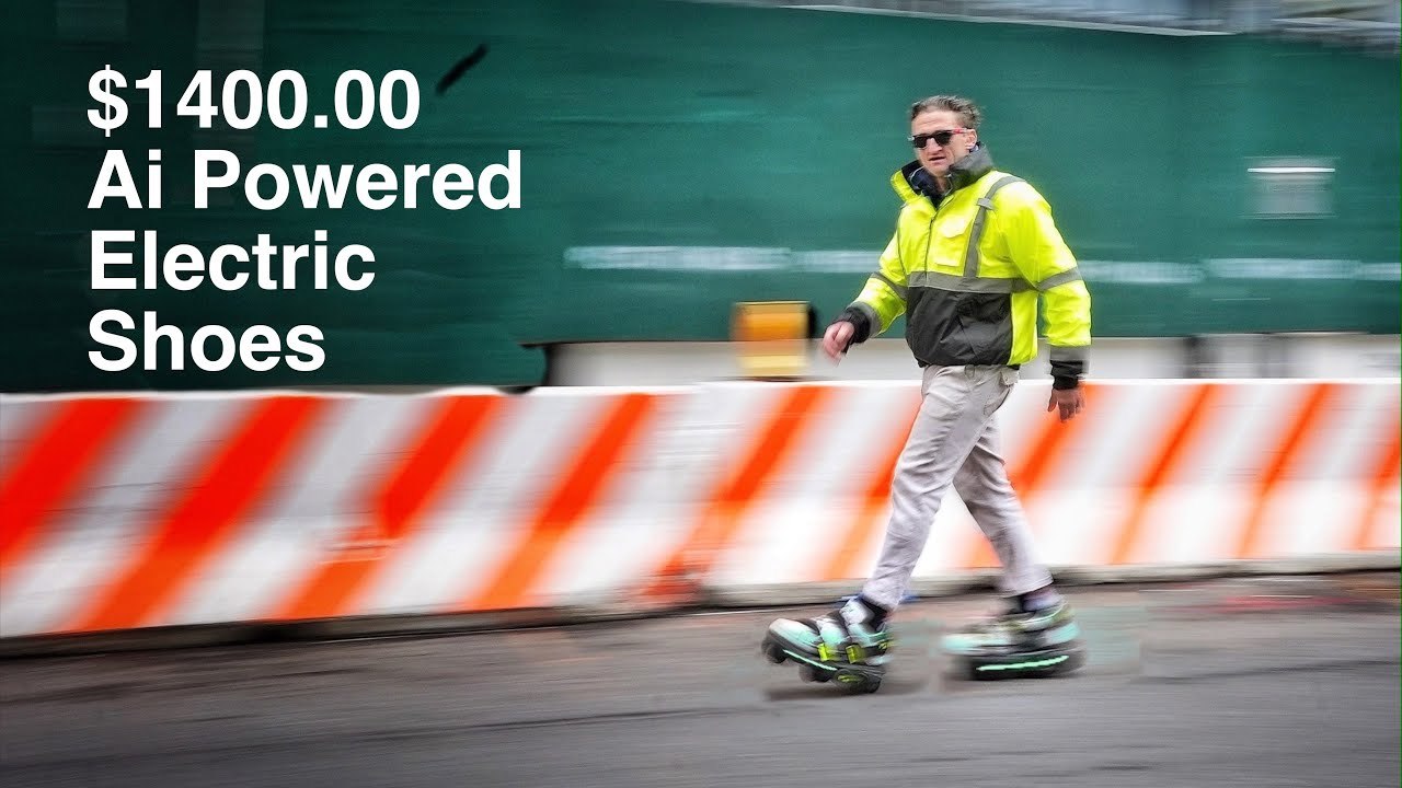 [WATCH] Testing Out 1400 AI Powered Electric Shoes Around NYC