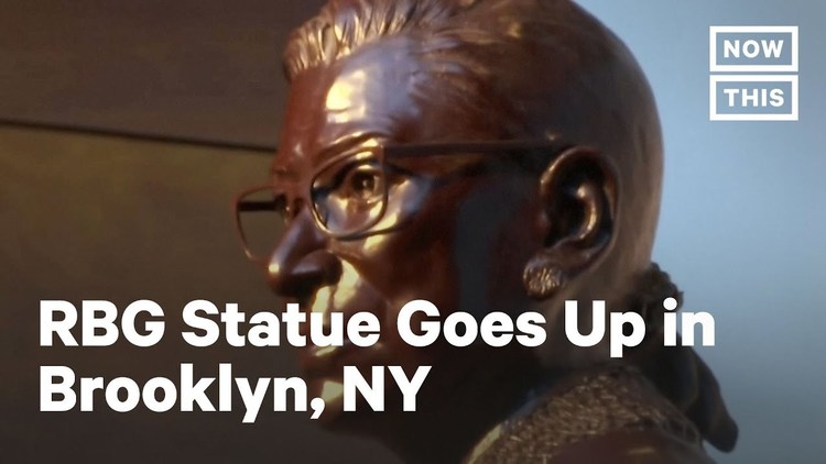 [VIDEO] Ruth Bader Ginsburg Statue Unveiled in Downtown Brooklyn ...