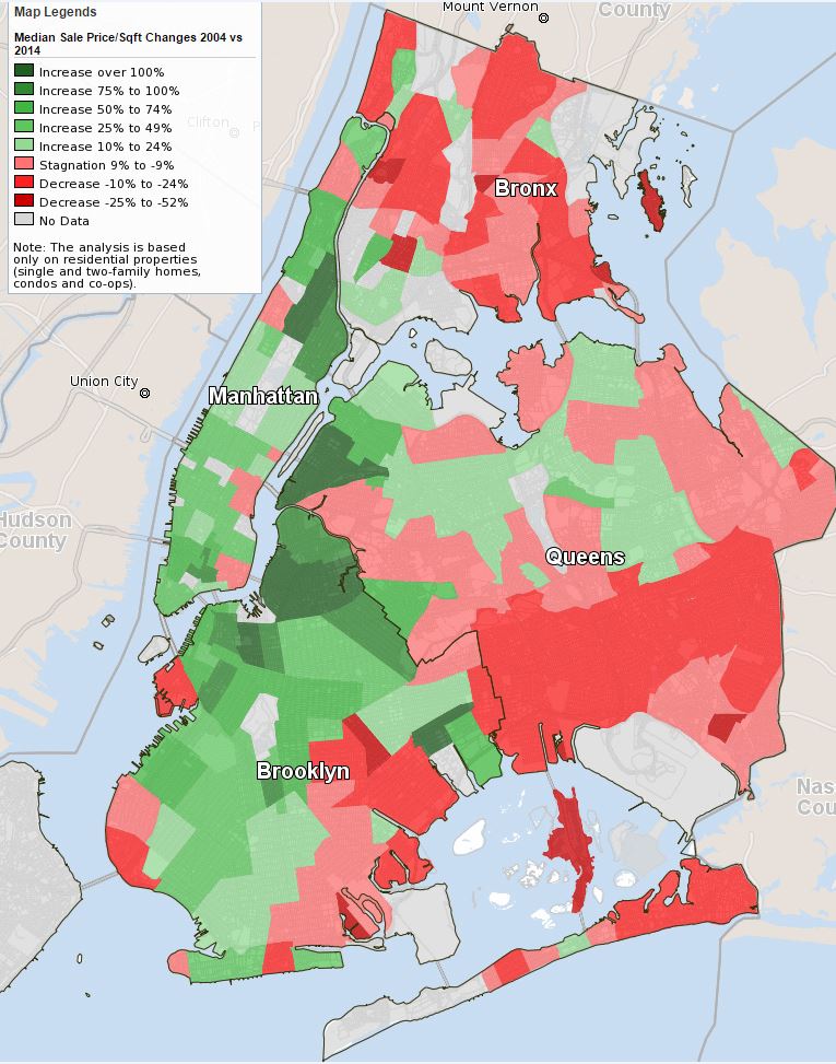 This Crime Map Shows You The Safest Neighborhoods in New York City ...