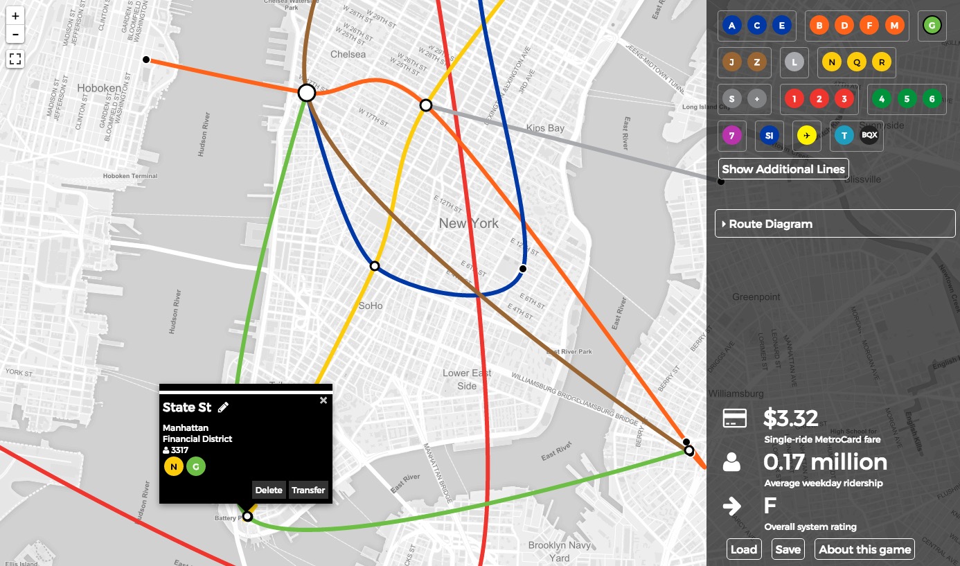 Brand New Subway, a New Game Where You Can Design NYC Subway From ...