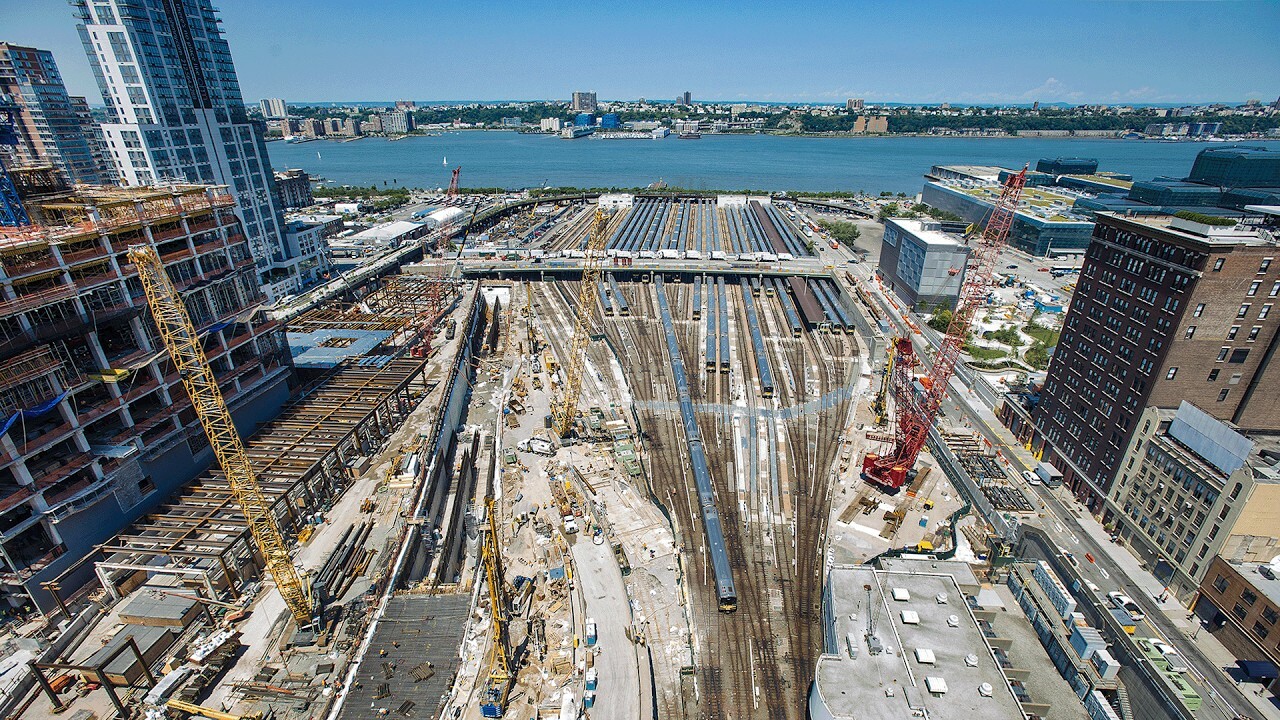 Video New York S 16bn Hudson River Tunnel Viewing Nyc