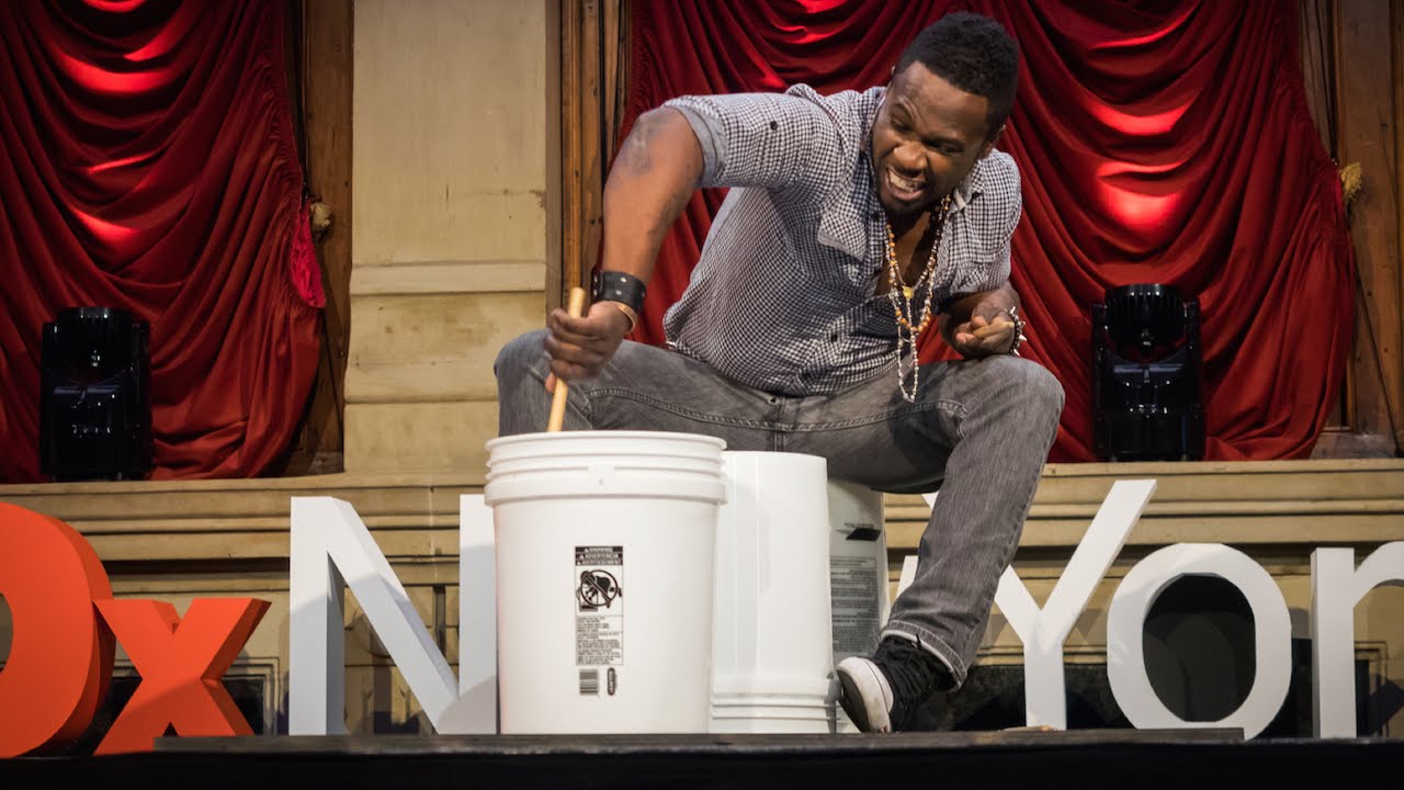 New York City Bucket Drummer Chocolattjared Performs for TEDxNewYork
